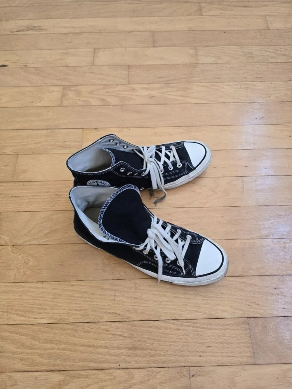 Converse Chuck 70 Heritage Edition Black Grunge High Top Sneakers | MENS 13